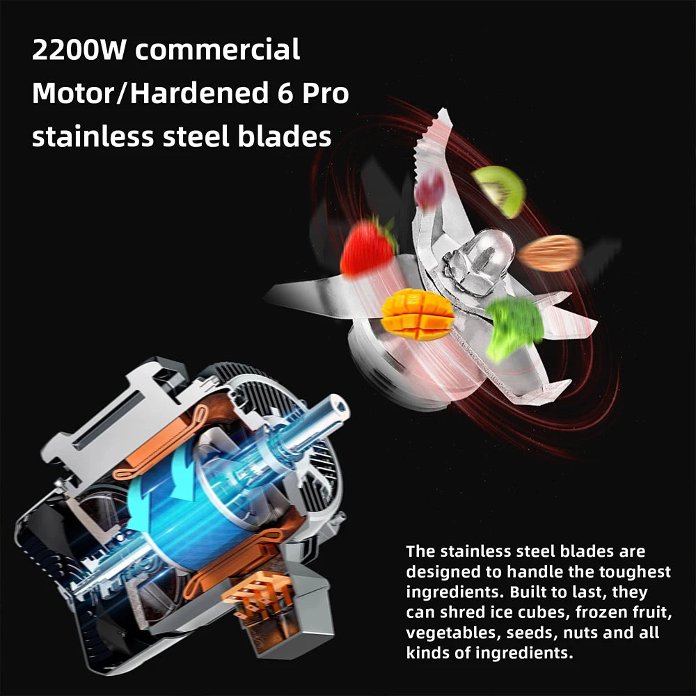 2200W Professional Smoothie Blender